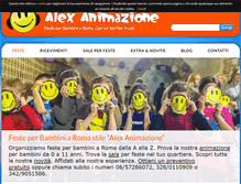 Tablet Screenshot of feste-bambini.com